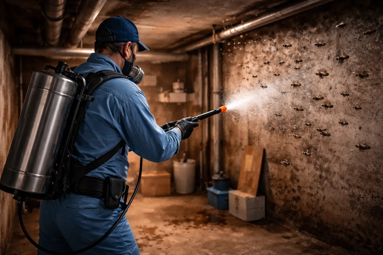 уничтожение мух качественно